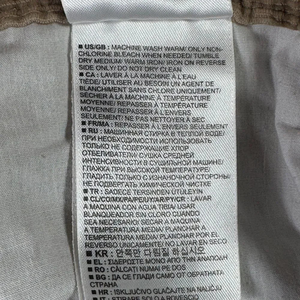 Banana Republic Pants Mens 29 x 32‎ Beige Corduroy Vintage Straight Preppy Gorp